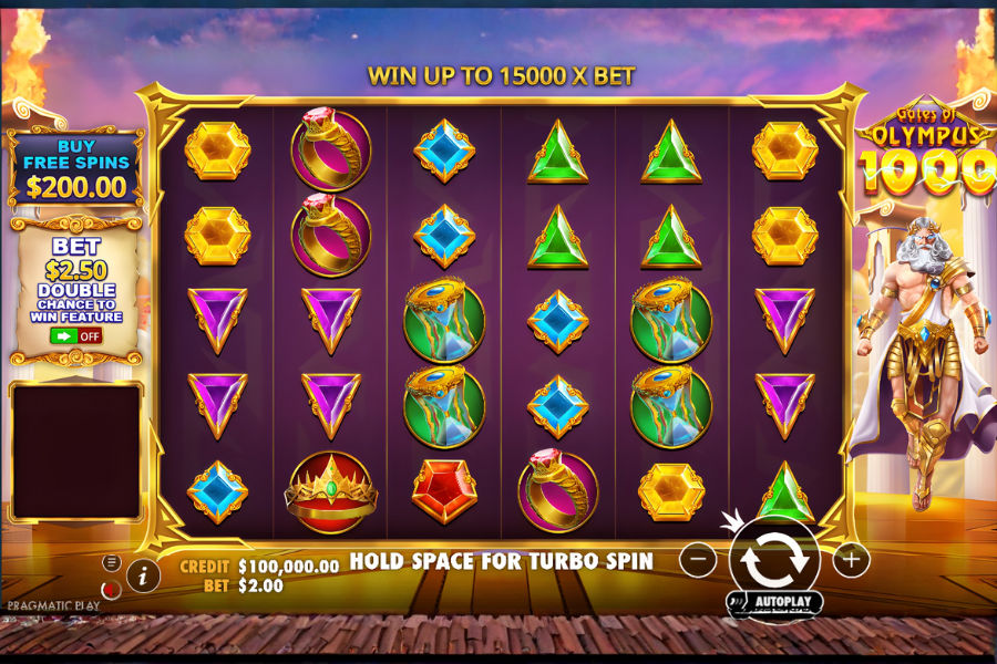 demo play of gates of olympus slot on stake